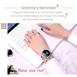 Montre intelligente à la mode AK15 - fréquence cardiaque - tracker de fitness - étanche - Bluetooth - Android - IOS