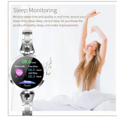 Montre intelligente à la mode AK15 - fréquence cardiaque - tracker de fitness - étanche - Bluetooth - Android - IOS