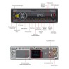Autoradio numérique - 1 DIN - assistant vocal - Bluetooth - AUX - FM