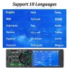Car radio 1 Din - touch screen - remote control - camera - Bluetooth - AUX - USB - TFDin 1