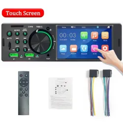 Car radio 1 Din - touch screen - remote control - camera - Bluetooth - AUX - USB - TFDin 1