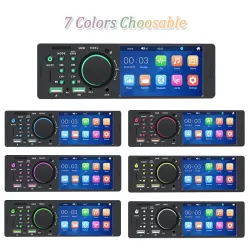 Car radio 1 Din - touch screen - remote control - camera - Bluetooth - AUX - USB - TFDin 1