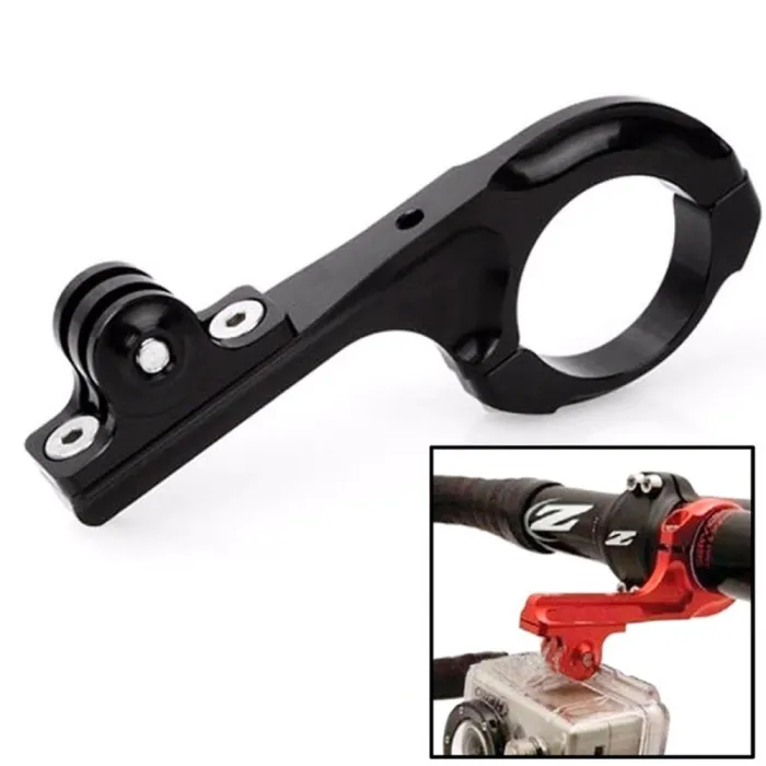 Support de guidon long en aluminium pour GoPro