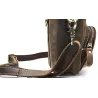 Sac en cuir multifonctionnel - bandoulière - boucle de taille