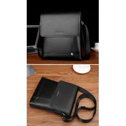 Sac à bandoulière élégant pour homme - cuir
