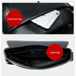 Sac à bandoulière élégant pour homme - cuir