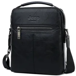 JEEP BULUO - sac à bandoulière en cuir pour hommes - avec un portefeuille