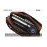 JEEP BULUO - sac à bandoulière en cuir pour hommes - avec un portefeuille