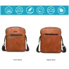 JEEP BULUO - sac à bandoulière en cuir pour hommes - avec un portefeuille