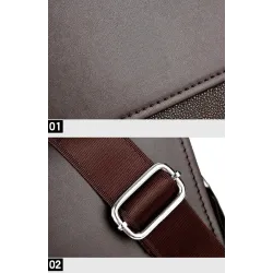 Sac à bandoulière vintage - mallette en cuir