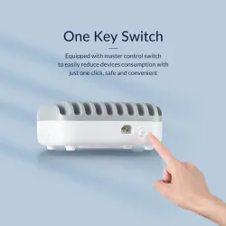 ORICO - Chargeur USB 10 ports - station d'accueil - avec support - 120W 5V2.4A*10