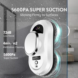 Lave-vitre électrique - robot aspirateur - avec télécommande