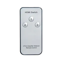 3 à 1 - Commutateur HDMI avec télécommande - Répartiteur HDMI