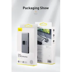 Baseus - 4K HD switch - HDMI-compatible adapterHDMI switchers