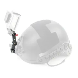 Bras en aluminium - support de casque - réglage à 360 degrés - pour GoPro