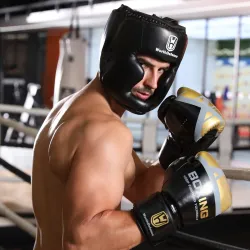 Protective boxing helmet - training equipment - kids - adultsEquipment