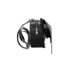 Sac à dos noir en cuir - style punk - avec ailes de chauve-souris