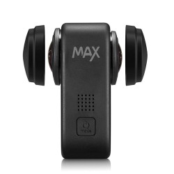 Protecteur de capuchon d'objectif en silicone - couvercle anti-rayures - pour GoPro Max - 2 pièces