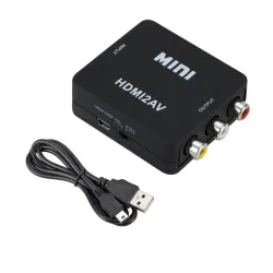Convertisseur vidéo et audio HDMI vers AV - HDMI2AV - adaptateur - onduleur