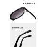 Retro oversized sunglasses - polarized - pilot style - unisexSunglasses