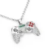 Collier tendance - Gamepad avec strass - mixte