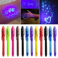 Invisible ink ball pen - with UV lightPens & Pencils