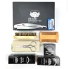 Kit de croissance de barbe - sérum - huile - baume - peigne - ciseaux