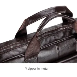 Business shoulder bag - genuine leather - large capacityBags
