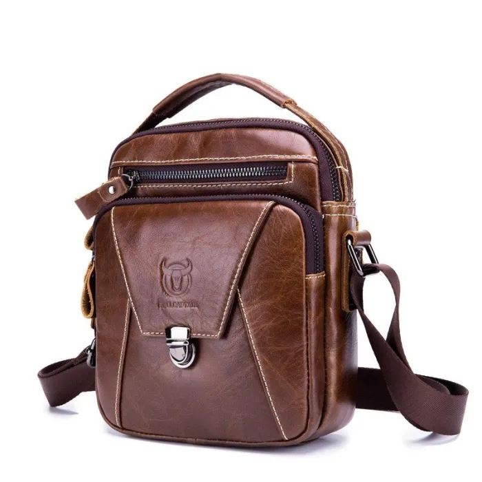 Sac à bandoulière vintage - cuir véritable