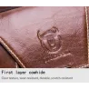 Sac à bandoulière vintage - cuir véritable