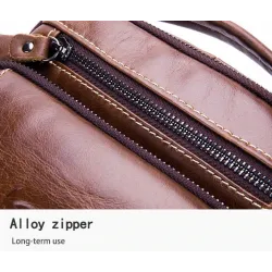 Sac à bandoulière vintage - cuir véritable