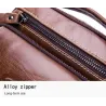Sac à bandoulière vintage - cuir véritable