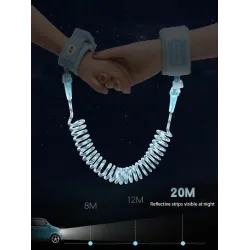 Bande - laisse de poignet - bracelet anti-perte - pour enfants - réfléchissant
