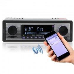 Autoradio Bluetooth - din 1 - 12V FM MP3 USB SD AUX audio stéréo