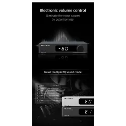 SMSL DA-6 - mini amplificateur - 70W*2 - avec télécommande