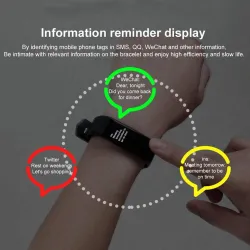 115 plus smartwatch - Bluetooth 4 - Android - heart rate - calorie counterSmart-Wear
