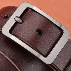 Genuine leather belt - metal buckleBelts