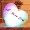 Coussin en forme de coeur z - I LOVE YOU - Lumières LED