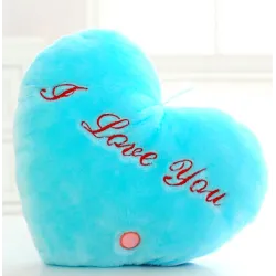 Coussin en forme de coeur z - I LOVE YOU - Lumières LED