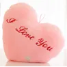 Heart shaped cushion z - I LOVE YOU - LED lightsCuddly toys