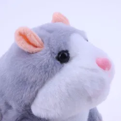 Hamster parlant - jouet en peluche - bouge - répète ce que vous dites