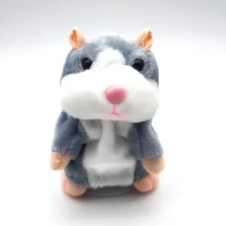 Hamster parlant - jouet en peluche - bouge - répète ce que vous dites