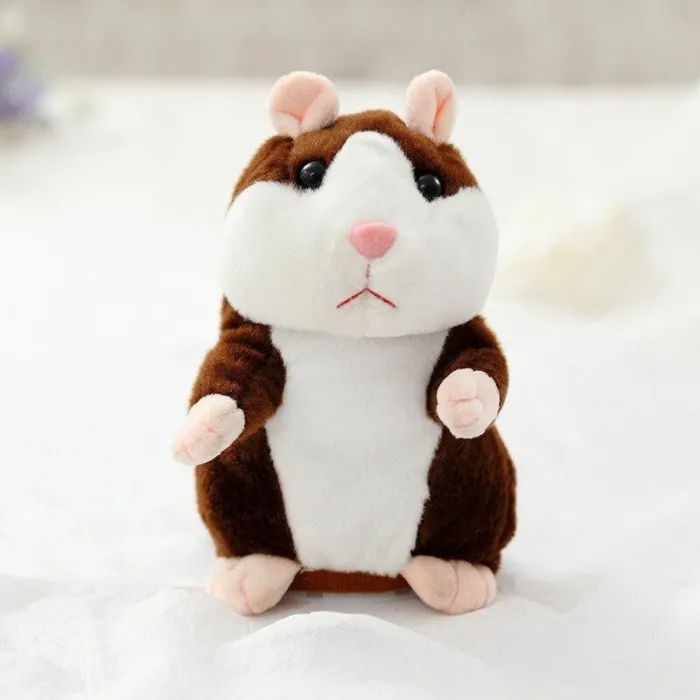 Talking hamster - plush toy - moves - repeats what you sayCuddly toys