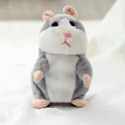 Hamster parlant - jouet en peluche - bouge - répète ce que vous dites