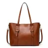 Sac à bandoulière en cuir élégant - grande capacité
