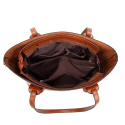 Sac à bandoulière en cuir élégant - grande capacité