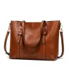 Sac à bandoulière en cuir élégant - grande capacité