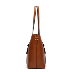 Sac à bandoulière en cuir élégant - grande capacité