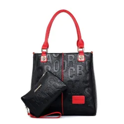 Sac à bandoulière luxueux - grande capacité - serti d'un portefeuille