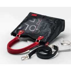 Sac à bandoulière luxueux - grande capacité - serti d'un portefeuille